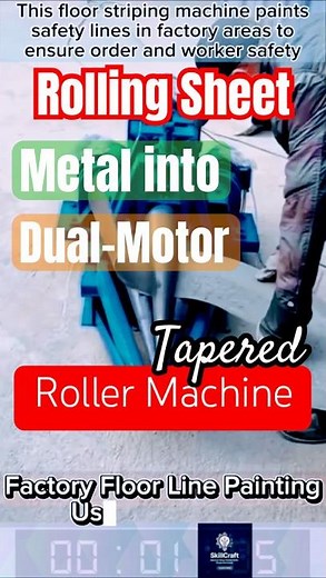 Cone Rolling Sheet Metal into Spiral Form Using Dual-Motor Tapered Roller Machine