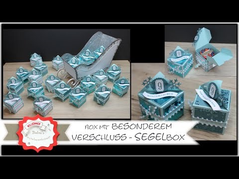 Packaging with a special closure - Sailor box - Make your own box - Great box - Stampin' Up! - In...