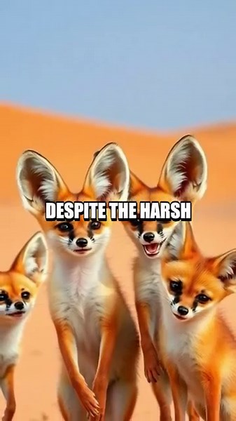 Charming Baby Fennec Foxes and Their Desert Adventures