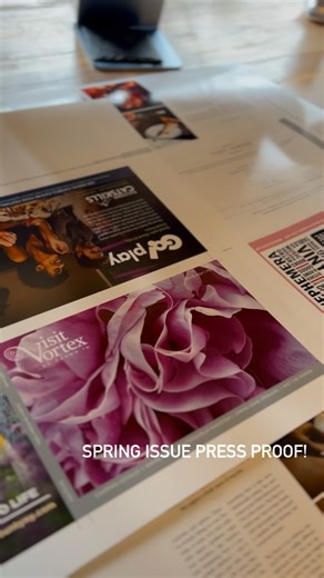 3 comments | Behind the Scenes at Vortex… Each season we get a complete color proof from our printer, set up just as it will be on the presses. Here’s a sneak peek at what’s in store for the spring issue. On stands and online in just a few weeks! | VISITvortex Hudson Valley | Facebook