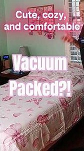 0510 This Vacuum Packed Bedding Set Fluffed Up WAY More Than I Expected