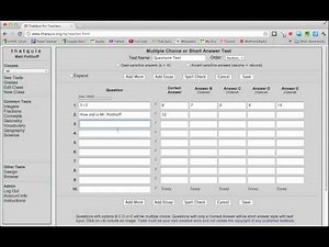 ThatQuiz org Tutorial Creating Quizzes