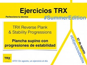 TRX Reverse Plank & Stability Progressions /// Plancha supino con progresiones de estabilidad. #ElEjercicioDelDía con #TRX. Perfecciona tu técnica #EnUnMinuto. En Agosto, cada día un ejercicio con nuestros trainers! #VeranoTRX TRX original 25% descuento sólo aquí: http://bit.ly/TRXOriginal | TRX Spain