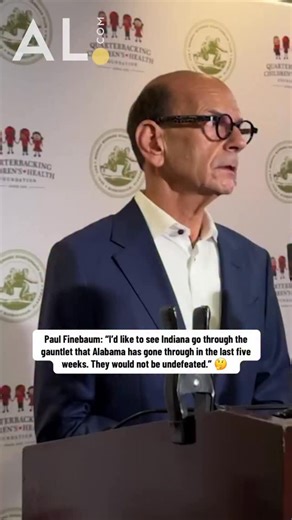13K views · 14K reactions | Paul Finebaum: “I’d like to see Indiana go through the gauntlet that Alabama has gone through in the last five weeks. They would not be undefeated.” 樂 #CFB #Alabama #Indiana #SEC #BigTen | Alabama Crimson Tide on AL.com | Facebook