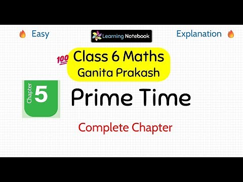Class 6 Prime Time - Class 6 Maths Ganita Prakash chapter 5