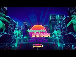 Holographic Synthwave Art Pack - Trailer