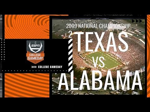 How the 2009 BCS championship changed the trajectory of Texas and Alabama | College GameDay