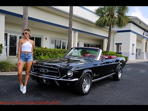 1967 Ford Mustang Convertible 289 auto PS,PDB,AC 239-405-1070 Tom www.musclecarsforsale.com