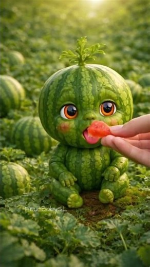 Watermelon Baby Eating Watermelon 😍🍉 | Cute & Satisfying ASMR