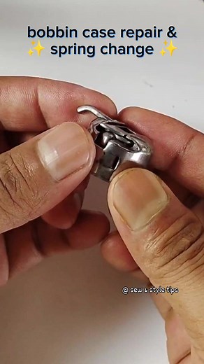 Bobbin case repair ✨❣️ #reels #fb #fbreels #sewing #viralreels #sewingmachine #sewingmachinerepair #reelsviral #tailor #sewingaddict #sewinglove #silaimachine #viralpage #viral2024 #tailor #tailoring #Sewingclass #Stitchingclass #Tailoringcourse #Sewinghacks #Sewingmethod #viral #trending #Sewingtipsandtricks #creativeideas #fbreelsvideo #stitching #diyideas #crafts | Sew & Style Tips