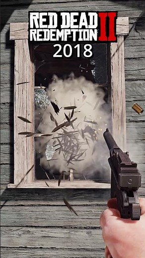 RDR2 (2018) VS Half-Life 2 (2004) - Glass Physics Comparison