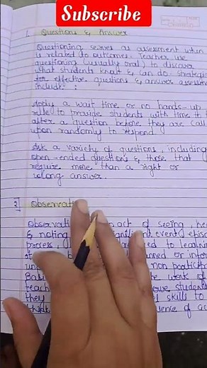 observation / tools of evaluation