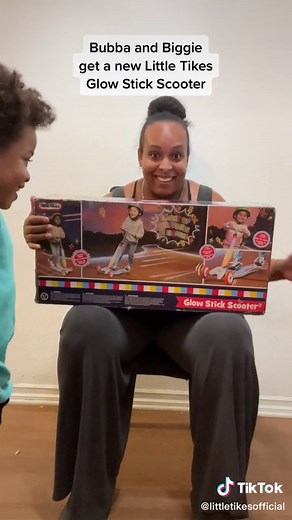 Unboxing the Little Tikes Glow Stick Scooter