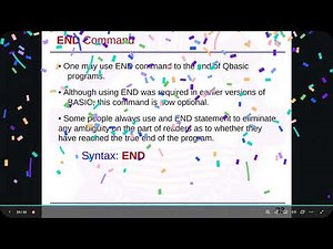 QBasic Basics — CLS, PRINT, INPUT, END Explained!