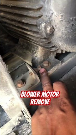 How to remove blower motor