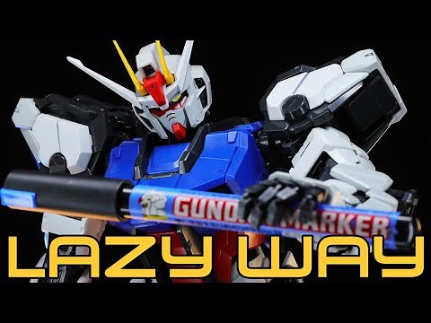 HOW TO PANEL LINE GUNDAMS THE LAZY ARSE WAY - 2022 UPDATE