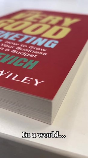 Small business marketing hack: Get your hands on "The Very Good Marketing Guide" 🚀 Buy your copy here: https://amzn.to/471qB6A | Very Good Marketing