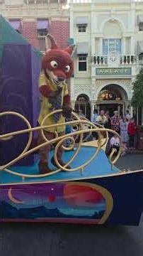 Disney World Adventure Friends Cavalcade Parade on Main Street