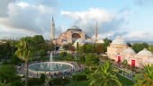 Hagia Sophia Grand Mosque, Aerial view of Istanbul Hagia Sophia,...