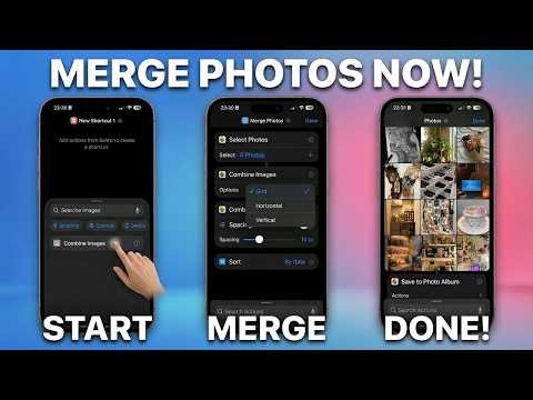 How To Combine Photos Together On iPhone