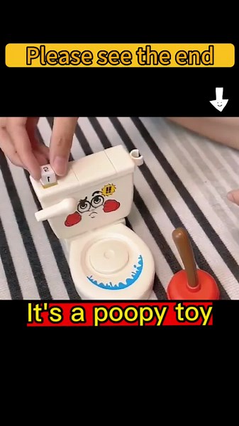 It’s a poopy toy #prank #toy #interesting #toilet #fun