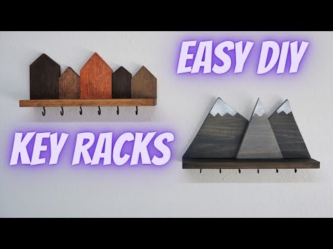 Unlock Your Creativity: DIY Wall Mounted Key Racks from Wood Scrap