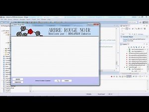 Arbre rouge noir (Red–black tree) - implementation JAVA