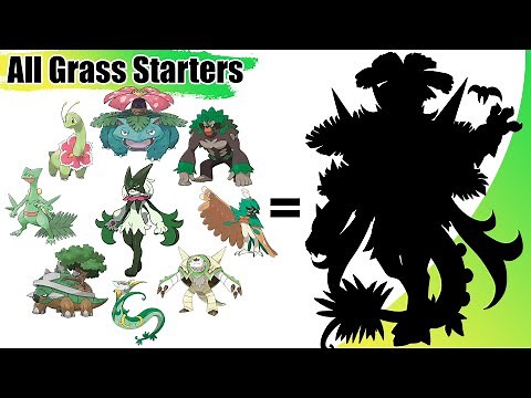 All Grass Starters Pokémon Fusion Gen 1 to Gen 9 | Max S