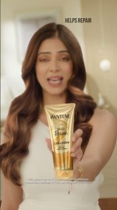 Introducing the new Pantene Collagen Conditioner, helps repair 3 months of damage in 3 minutes.