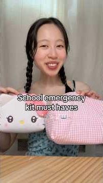 The ONLY back to SCHOOL emergency KIT you need🤍🥛✨‼️