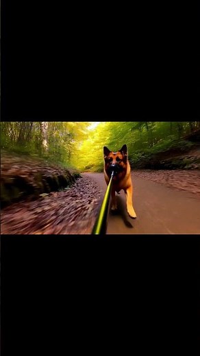 GoPro Dog POV – German Shepherd’s Forest Adventure with Selfie Stick!#GermanShepherd #DogPOV #Pet