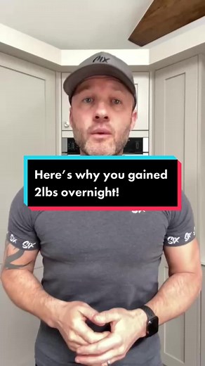 Here’s why you gained 2lbs overnight!#weightlossjourney #menopauseweightloss #thesixpackrevolution #tummyfat #overnightweightgain #weightlosstips
