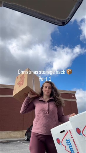 My mom has used apple boxes for all of her long-term storage for as long as I can remember. They’re heavy-duty, designed to ship delicate fruit without damage. They’re also standardized, so they stack neatly—just make sure to get the ones with separate lids, not flaps. Some even come with handles. Best of all? Grocery stores will give them to you for ✨FREE✨. Just be sure to call ahead—they’ll usually set them aside for you. | Fitly Functional | Facebook