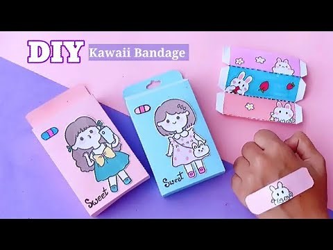 How to make cute Bandage at home//Homemade Bandage - Easy way to make