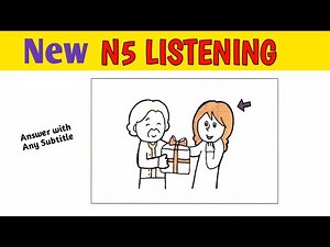 Choukai JLPT N5 Listening simple exam paper with answers