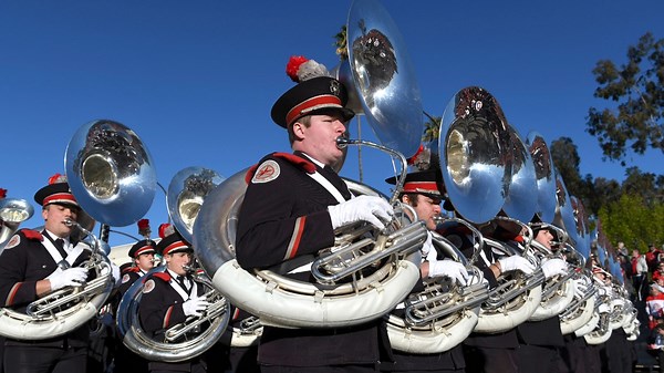 Watch: The Ohio State Marching Band performs SpongeBob Squarepants halftime show