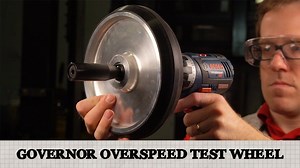This Test Wheel helps you perform overspeed testing on a governor wheel in accordance with ASME 17.1. Use this tool to spin the governor wheel at speeds up to 4000 feet per minute while measuring RPM with a tachometer. For details, see our product page here: https://www.wurtec.com/en/Image/GetDocument/531 We also offer a variety of analog and digital tachometers here: https://www.wurtec.com/en/catalog/node/test-measuring-equipment-meters | Wurtec
