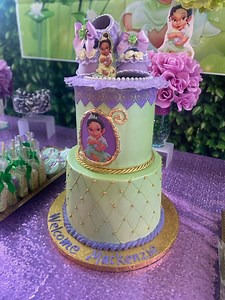 Princess Tiana Cake Topper/ Lavender Baby Shower/ Girl Baby Shower Topper/ Princess Baby Shower/ Baby Shower Centerpiece/ Guest Favors - Etsy