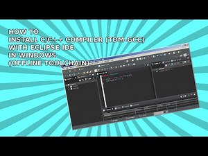 Tutorial: C/C++ compiler TDM-GCC and Eclipse IDE for C/C++ Developers in Windows (offline-toolchain)