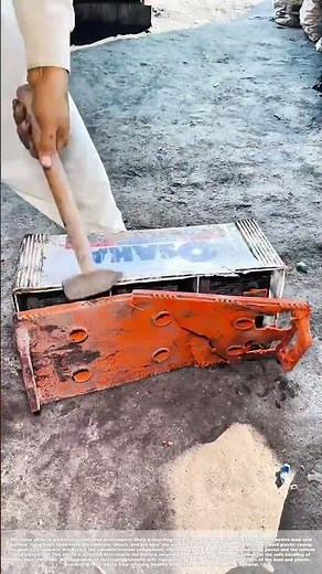 Decommissioned Power: The Manual Dismantling of a Car Battery