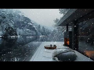 Dype norske vinterlyder knitrende peis, fjellbris og stille snøfall som gir fredelig og helende søvn