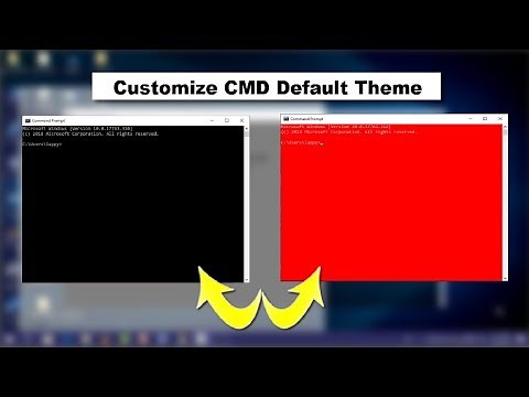 How to Change Default Command Prompt Theme in Windows 10