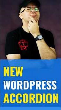 What's New in WordPress 6.9 - Accordion Block Deep Dive #WordPress #NewFeature #Tutorial