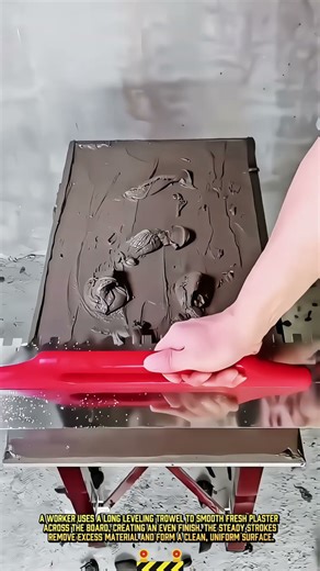 Daily Worker Process of Screeding Wet Plaster #dailywork
