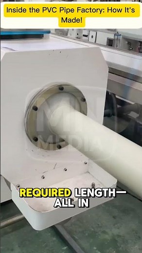 Inside the PVC Pipe Factory: How It's Made!