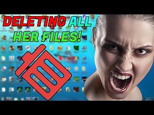 Girl scammer gets MAD when I DELETE her FILES!