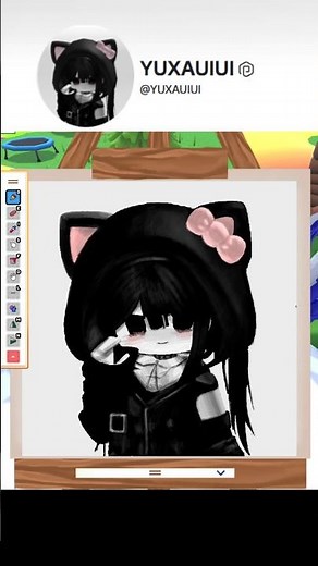 Drawing a Cute Roblox Cat-Ear Avatar for a Viewer! 🐾