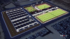 A look at Phoenix Rising FC's new stadium at Wild Horse Pass, still under construction