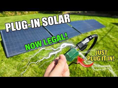 DIY Plug-In Solar Power LEGAL in All 50 States! (First Look at Craftstrom Solar)