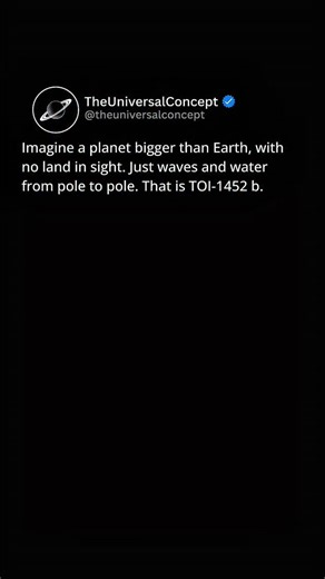 The Universal Concept | TOI-1452 b orbits a small red dwarf star about 100 light-years away from Earth. It is roughly 1.6 times larger than Earth and several times... | Instagram